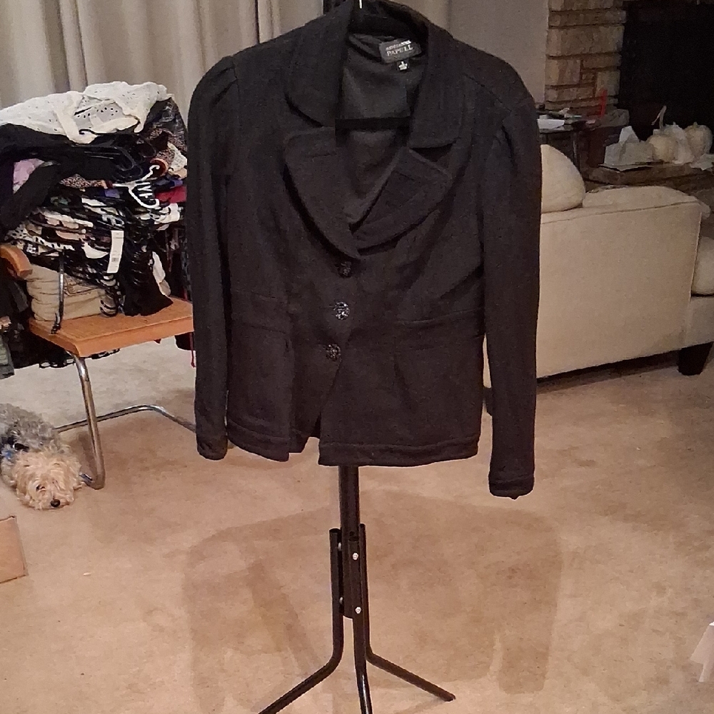 Adrianna Papell Charcoal Blazer